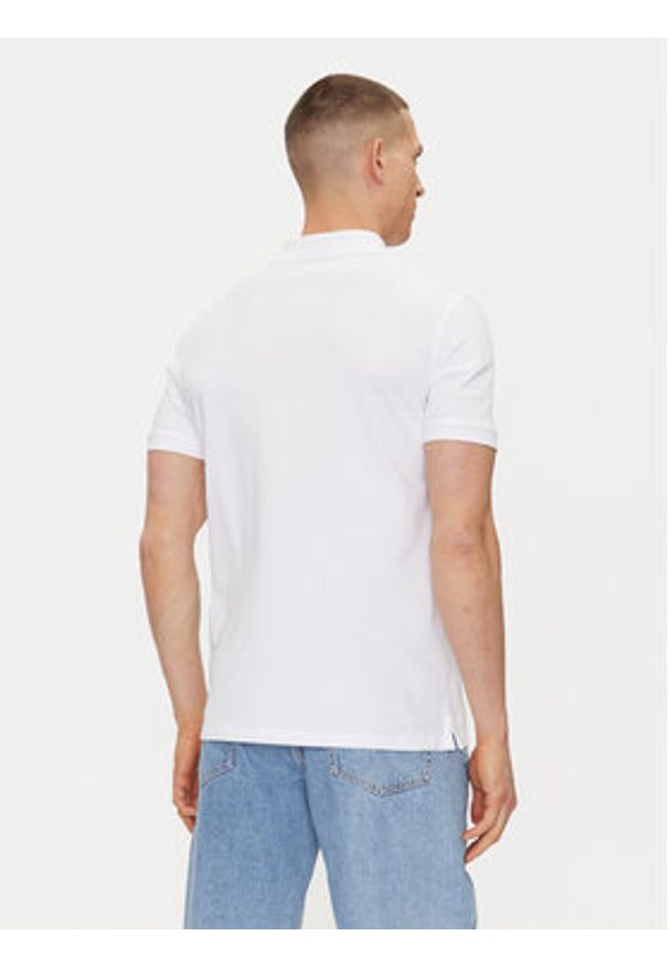 Timberland Polo TB0A6VDP Biały Regular Fit. Typ kołnierza: polo. Kolor: biały. Materiał: bawełna