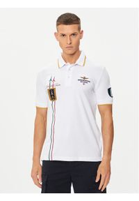 Aeronautica Militare Polo 241PO1763P191 Écru Regular Fit. Typ kołnierza: polo. Materiał: bawełna #1