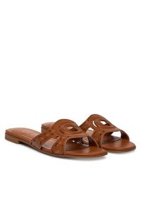 Guess Klapki FLJCS2 LEA03 Brązowy. Kolor: brązowy. Materiał: skóra #3