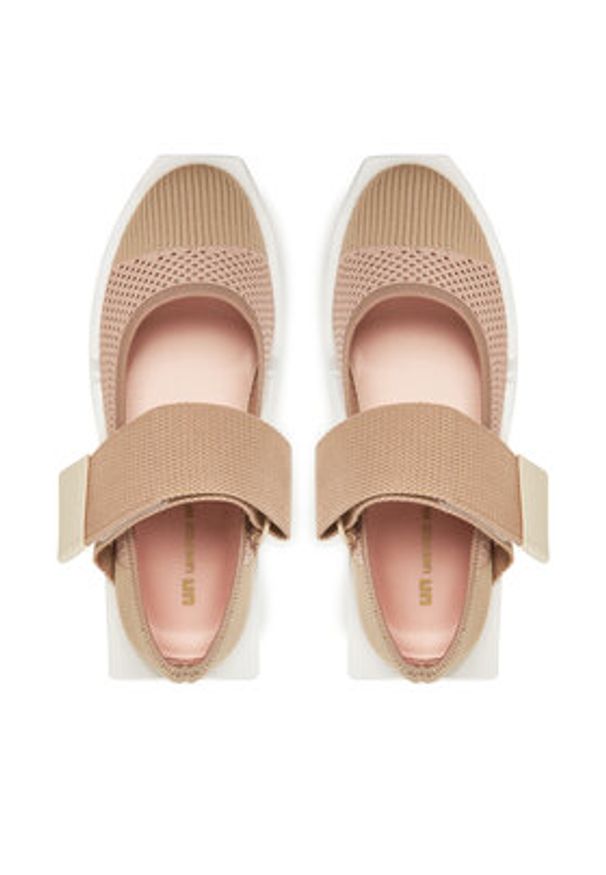 United Nude Półbuty Mega MJ 10724861117 Beżowy. Kolor: beżowy. Materiał: materiał