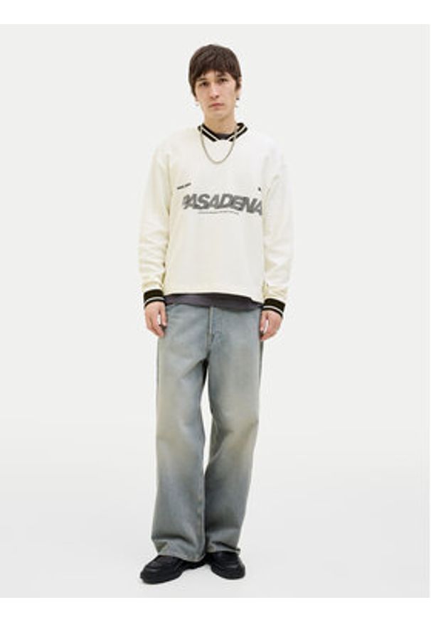 Jack & Jones - Jack&Jones Bluza Horizon 12278566 Biały Oversize. Kolor: biały. Materiał: bawełna