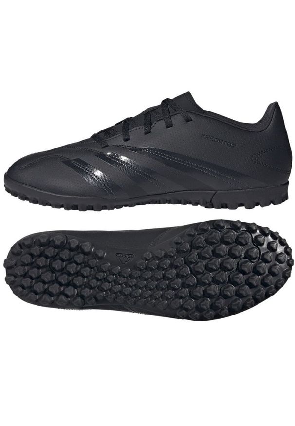 Adidas - Buty piłkarskie adidas Predator Club Tf M IG5458 czarne. Zapięcie: sznurówki. Kolor: czarny. Materiał: syntetyk, guma. Sport: piłka nożna