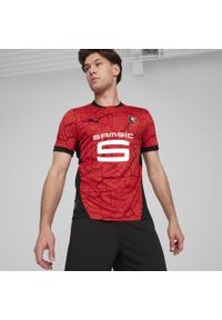 Puma - Męska domowa koszulka Stade Rennais F.C. 24/25 PUMA Red Black. Kolor: czerwony, wielokolorowy, czarny. Sport: piłka nożna