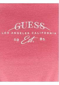 Guess T-Shirt Piercing W3GI23 JA914 Różowy Boxy Fit. Kolor: różowy. Materiał: bawełna #2
