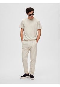 Selected Homme Chinosy 16089420 Szary Slim Tapered Fit. Kolor: szary