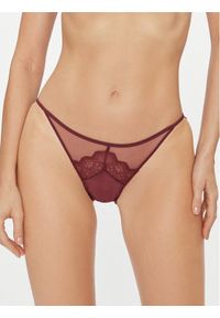 Calvin Klein Underwear Figi klasyczne 000QF7503E Bordowy. Kolor: czerwony. Materiał: syntetyk