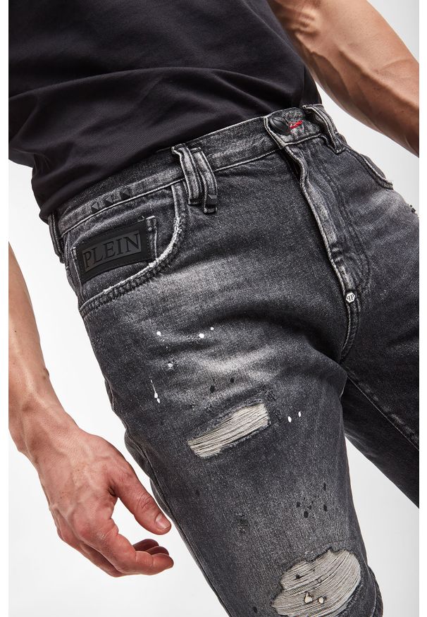 Philipp Plein - Spodenki jeansowe PHILIPP PLEIN. Materiał: jeans