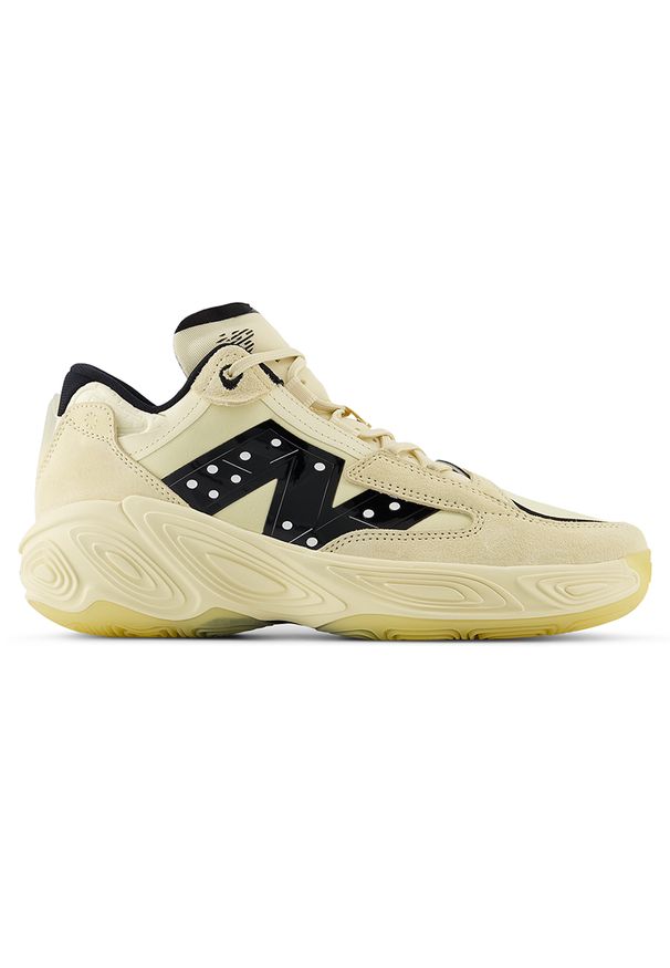 Buty męskie New Balance BBFRSHN2 – beżowe. Kolor: beżowy. Materiał: materiał, syntetyk. Szerokość cholewki: normalna. Sport: koszykówka, fitness, bieganie