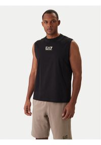 EA7 Emporio Armani Tank top 7M001405 AF22264 UC001 Czarny Regular Fit. Kolor: czarny. Materiał: bawełna #1