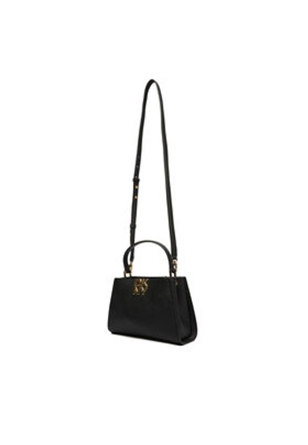 DKNY Torebka Foster R52D1L93 Czarny. Kolor: czarny. Materiał: skórzane