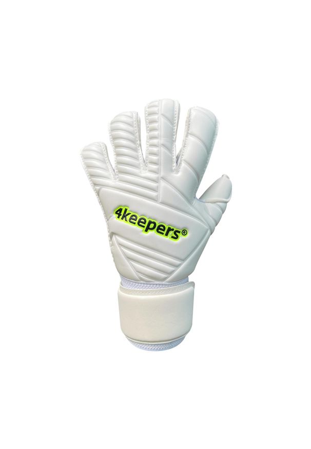 4KEEPERS - Rękawice bramkarskie dla dzieci 4keepers RETRO 42 RF2G. Kolor: biały