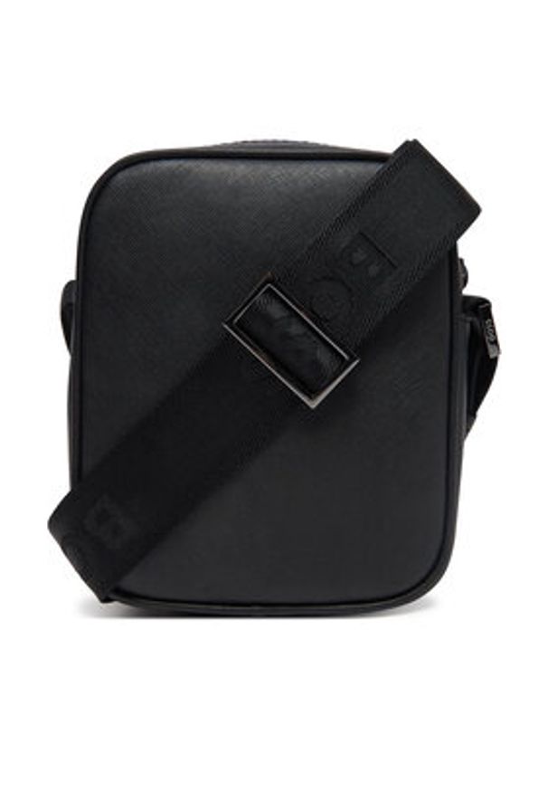 BOSS Saszetka 50542236 Czarny. Kolor: czarny. Materiał: skóra