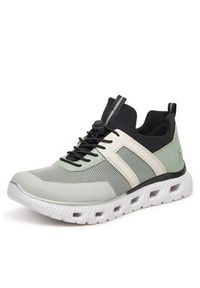 Rieker Sneakersy M6061-52 Zielony. Kolor: zielony. Materiał: materiał