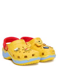 Crocs Klapki Disney Winnie The Pooh Classic Platform Clog 211092 Żółty. Kolor: żółty. Wzór: motyw z bajki. Obcas: na platformie #3