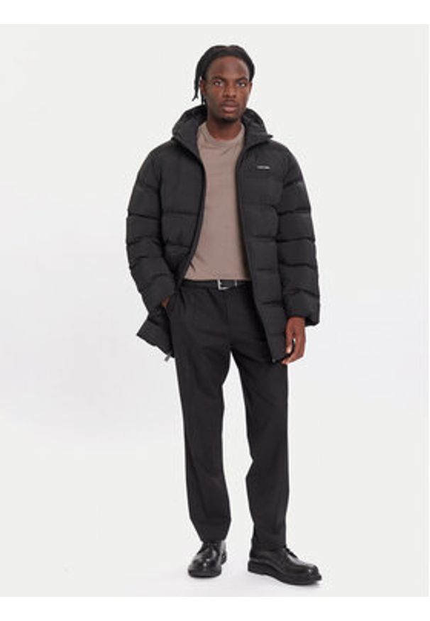 Calvin Klein Kurtka puchowa LV04LD516G Czarny Regular Fit. Kolor: czarny. Materiał: syntetyk