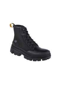 CATerpillar - Trapery unisex, Caterpillar Hardwear Hi Boot. Kolor: czarny. Materiał: guma, syntetyk, materiał. Sport: turystyka piesza