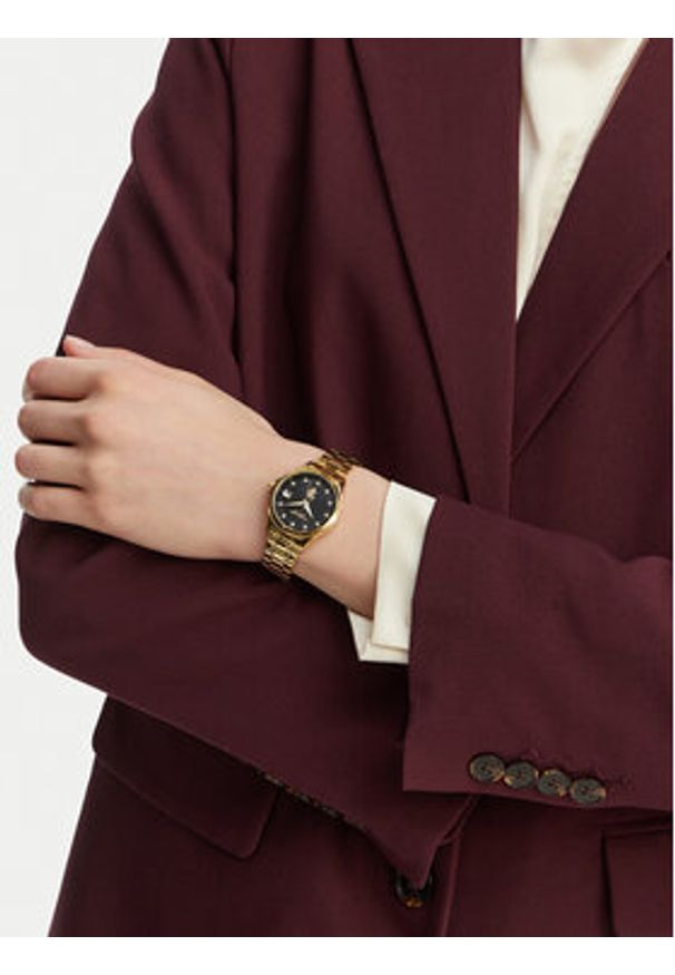 U.S. Polo Assn. Zegarek Louise USP8484BK Złoty. Kolor: złoty