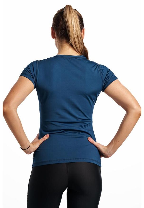ROUGH RADICAL - Koszulka termoaktywna do biegania damska Rough Radical Capri II. Kolor: niebieski. Sport: bieganie