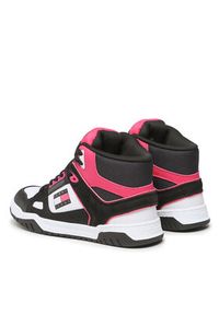 Tommy Jeans Sneakersy Skate Mid EN0EN02027 Czarny. Kolor: czarny. Materiał: skóra. Sport: skateboard #5