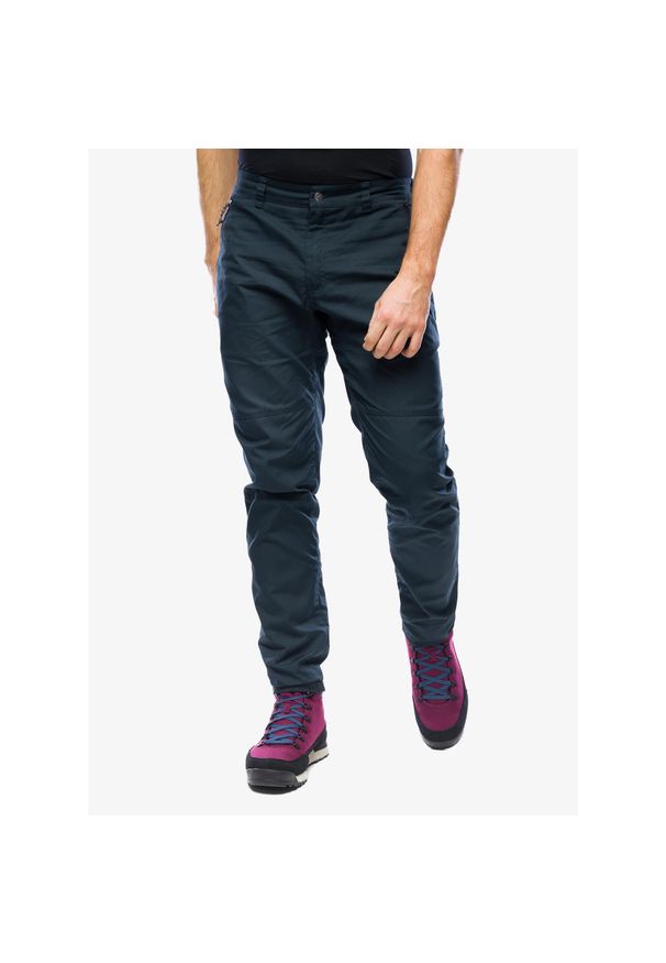 Fjällräven - Spodnie turystyczne męskie Fjallraven Vardag Trousers. Kolor: niebieski. Sezon: lato. Sport: turystyka piesza