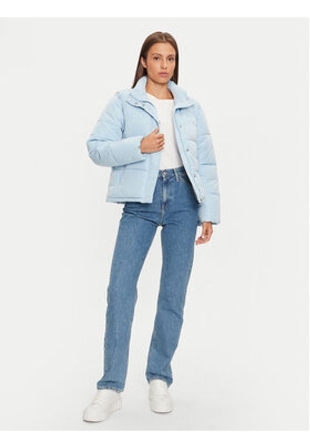 Replay - REPLAY Kurtka zimowa W7808A.000.84466 Błękitny Loose Fit. Kolor: niebieski. Materiał: syntetyk. Sezon: zima