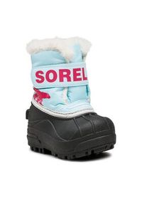 sorel - Sorel Śniegowce Toddler Snow Commander NV1960-428 Błękitny. Kolor: niebieski. Materiał: materiał #3