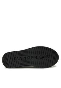 Calvin Klein Jeans Sneakersy Runner Laceup Low Mg Media YW0YW01644 Czarny. Kolor: czarny. Materiał: materiał