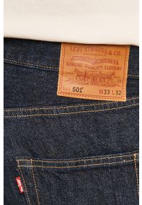 Levi's® - Levi's - Jeansy 501 Original Fit. Kolor: niebieski. Materiał: jeans. Styl: klasyczny #4