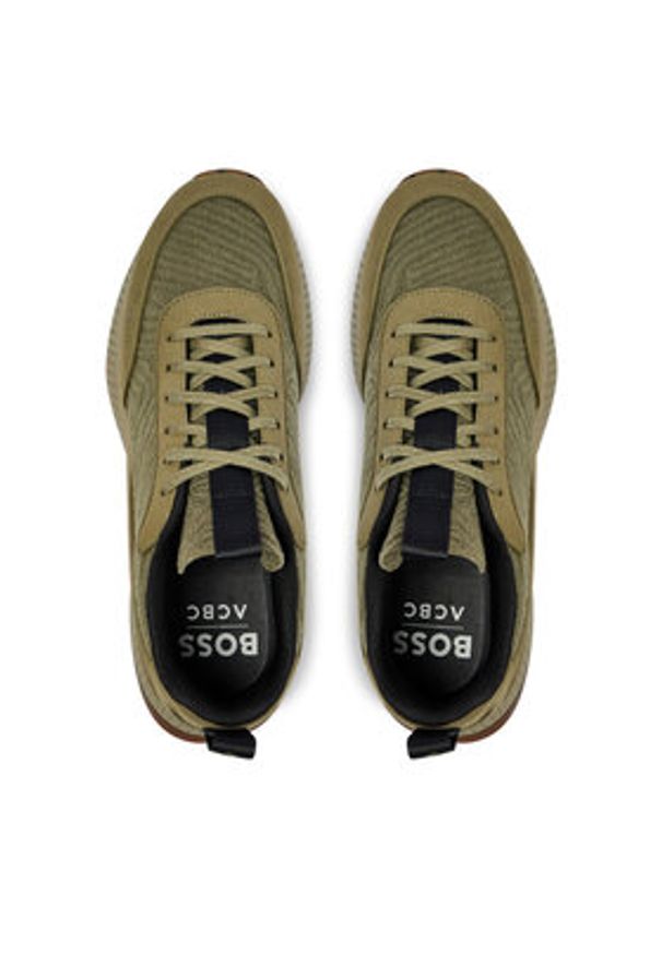 BOSS - Boss Sneakersy Ttnm Evo 50517897 10260761 01 Khaki. Kolor: brązowy. Materiał: materiał