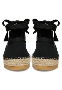 DeeZee Espadryle ZYLS093 Czarny. Kolor: czarny. Materiał: syntetyk, materiał