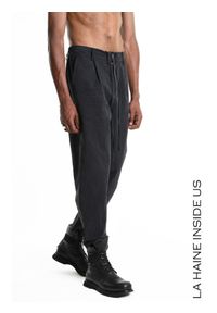 La Haine Inside Us Spodnie | 3R M1256 | Mężczyzna | Czarny. Kolor: czarny. Materiał: lyocell, bawełna #3