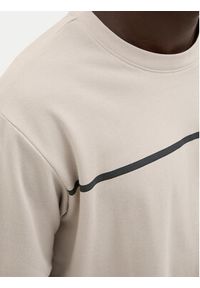 Jack & Jones T-Shirt Fusion 12273120 Beżowy Regular Fit. Kolor: beżowy. Materiał: syntetyk, bawełna #5