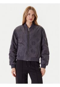 Guess Kurtka bomber W5YL08 WHDK2 Szary Regular Fit. Kolor: szary. Materiał: syntetyk