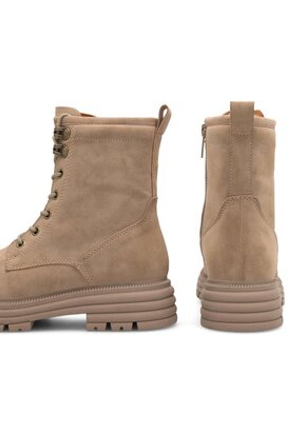 Jenny Fairy Trapery Icy WS6126-02 Beżowy. Kolor: beżowy. Materiał: skóra