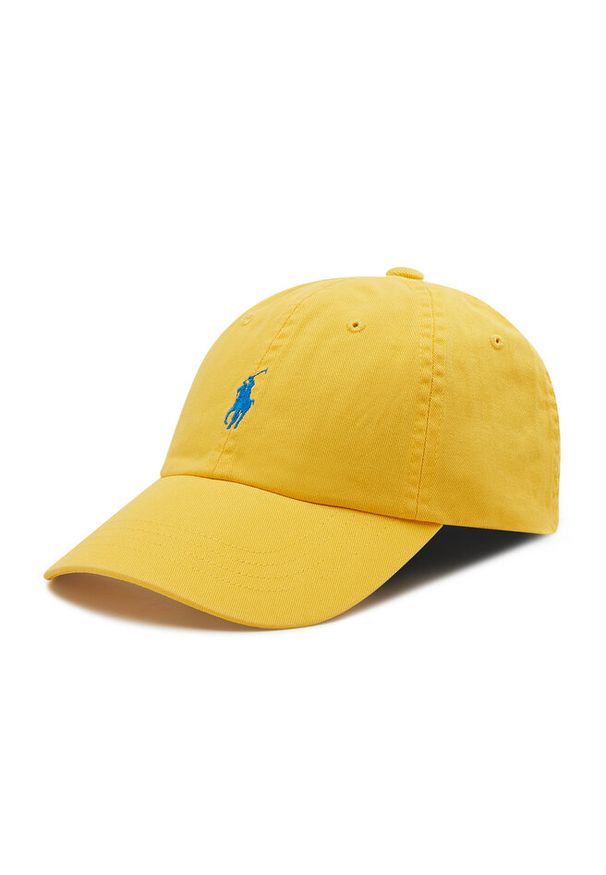 Czapka z daszkiem Polo Ralph Lauren. Kolor: żółty. Styl: sportowy