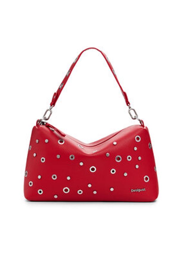 Desigual Torebka 25SAXPAN Czerwony. Kolor: czerwony. Materiał: skórzane