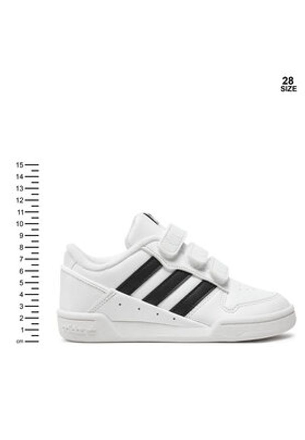 Adidas - adidas Sneakersy Team Court 2 Str Cf C ID6634 Biały. Kolor: biały. Materiał: skóra