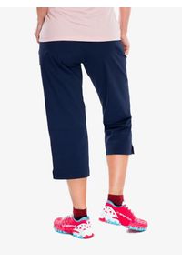 Spodenki turystyczne damskie Mammut Hiking V Capri Pants. Kolor: niebieski. Sport: turystyka piesza