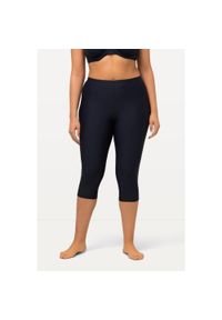 ULLA POPKEN - Damskie Rybaczki do pływania do kolan komfortowy stretch. Kolekcja: plus size. Kolor: niebieski. Materiał: elastan, poliamid. Długość: do kolan