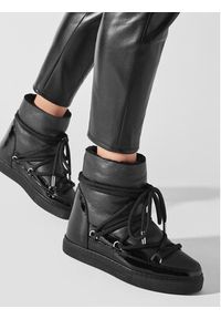 Inuikii Śniegowce Gloss Wedge 75203-007 Czarny. Kolor: czarny. Materiał: skóra #5