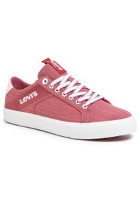 Tenisówki Levi's® 230667-752-87 Regular Red. Kolor: czerwony. Materiał: materiał #1