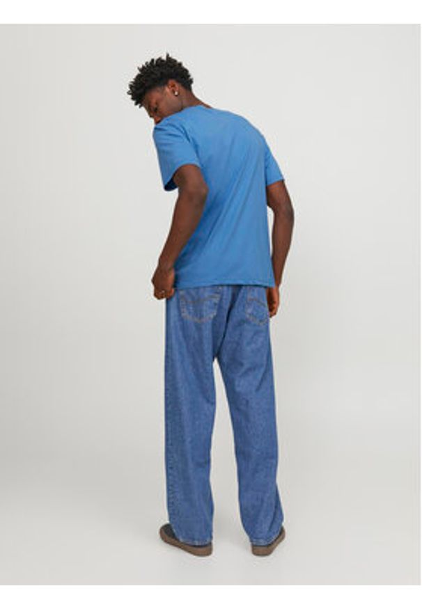 Jack & Jones - Jack&Jones T-Shirt Josh 12236514 Niebieski Relaxed Fit. Kolor: niebieski. Materiał: bawełna