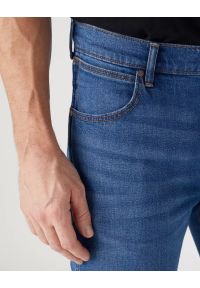 Wrangler - WRANGLER LARSTON MĘSKIE SPODNIE JEANSOWE JEANSY ARIES BLUE W18SAG42A 112329012 #5