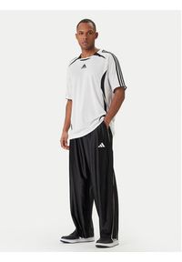 Adidas - adidas Spodnie dresowe Stadium Shiny JZ6848 Czarny Loose Fit. Kolor: czarny. Materiał: syntetyk #2