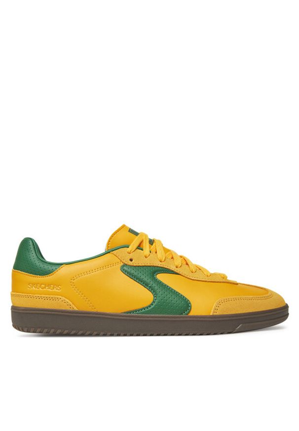 skechers - Skechers Sneakersy Hotshot - Roaver 254152/YLMT Żółty. Kolor: żółty. Materiał: skóra