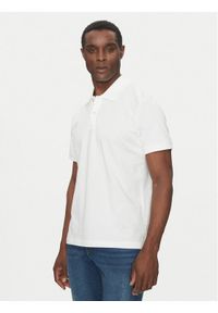 Scotch & Soda Polo 179201 Biały Regular Fit. Typ kołnierza: polo. Kolor: biały. Materiał: bawełna