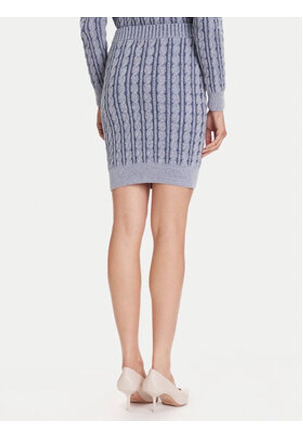 Guess Spódnica mini W5YD68 Z3OU0 Niebieski Regular Fit. Kolor: niebieski. Materiał: bawełna
