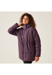 Kurtka turystyczna pikowana damska Regatta Rurie. Kolor: fioletowy. Materiał: puch. Sezon: zima. Sport: turystyka piesza #1