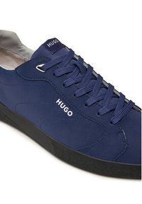 Hugo Sneakersy Riven Tenn 50524249 Granatowy. Kolor: niebieski. Materiał: materiał #4