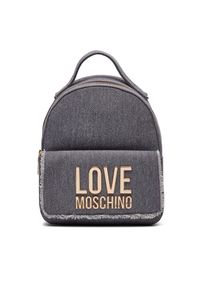 Love Moschino - Plecak LOVE MOSCHINO. Kolor: niebieski